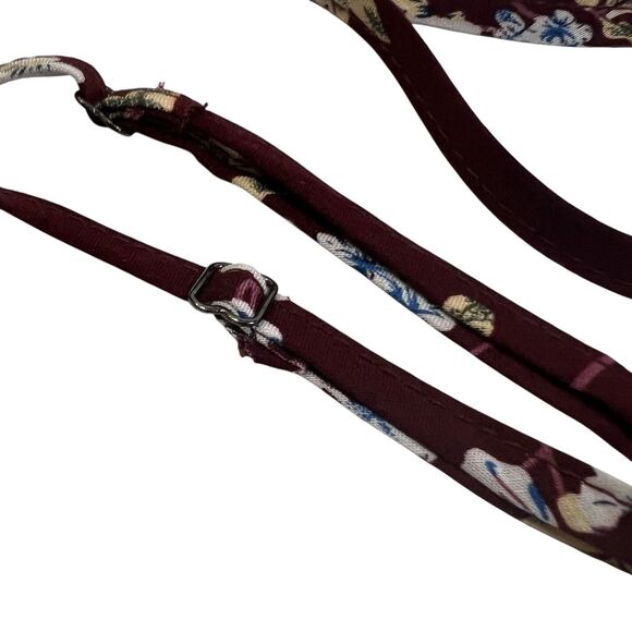 Forever 21 Floral Smocked Off Shoulder Dress Top L NWT Boho Festival Style - Picture 9 of 12